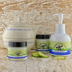 green tea and cucumber goat milk lotion nourishes your skin