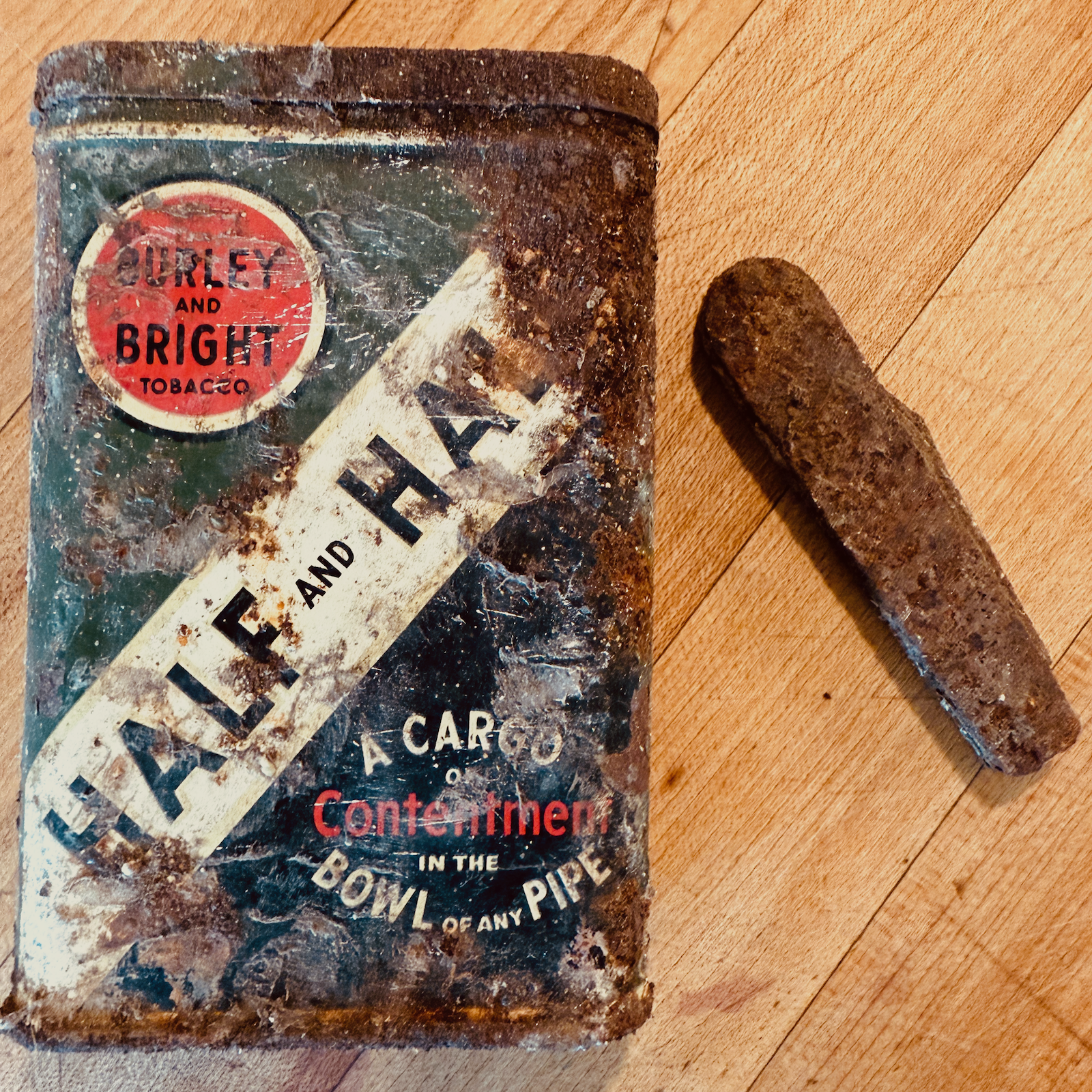 Tin of Burley and Bright Tobacco